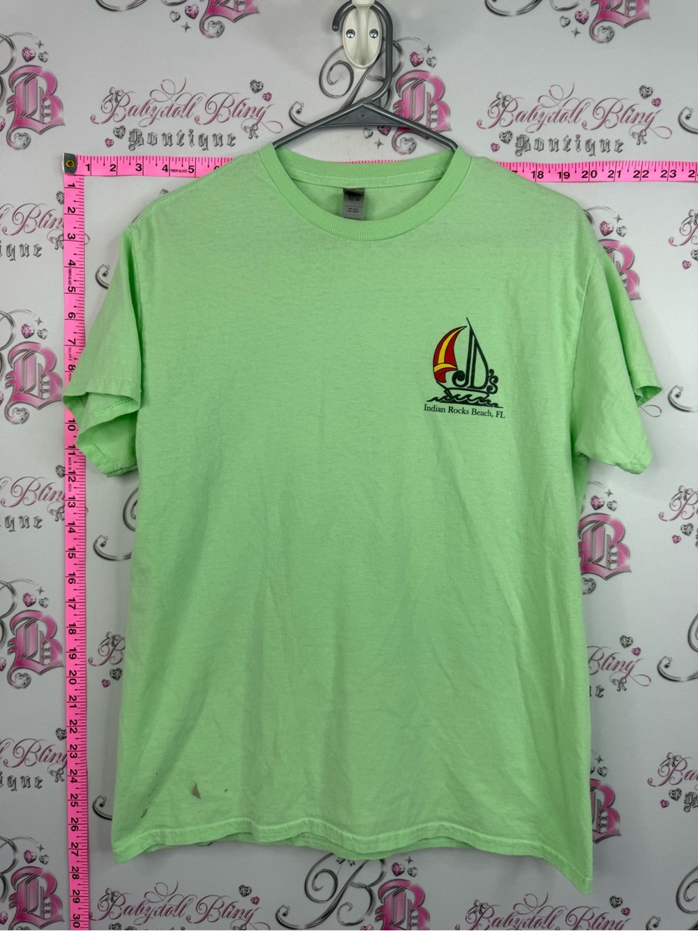 Gildan Florida T-shirt happy hour drinks Lime Green Short-Sleeve Graphic Tee
